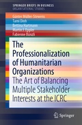 Cover: The Professionalization of Humanitarian Organizations - Springer