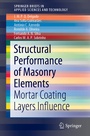 Cover: Structural Performance of Masonry Elements - Springer