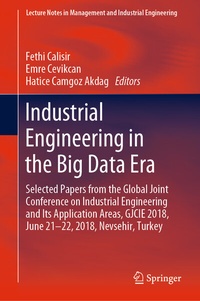 Abbildung von: Industrial Engineering in the Big Data Era - Springer