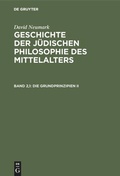 Cover: Die Grundprinzipien II - De Gruyter