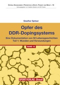 Cover: Opfer des DDR-Dopingsystems. Teil 1 - Sportverlag Strau&szlig;