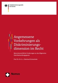 Abbildung von: Angemessene Vorkehrungen als Diskriminierungsdimension im Recht - Nomos