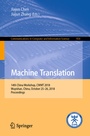 Cover: Machine Translation - Springer