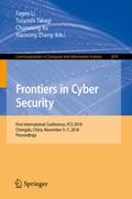 Cover: Frontiers in Cyber Security - Springer
