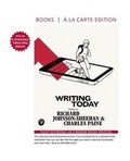Cover: Writing Today -- Loose-Leaf Edition - Pearson