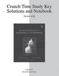 Enlarge image Cover: Study Guide to Accompany Essential Statistics in Business and Economics - McGraw-Hill Inc.,US