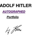 Cover: Adolf Hilter Autograthed Portfolio - Blurb