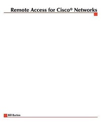 Enlarge image Cover: Remote Access for Cisco Networks - Osborne/McGraw-Hill