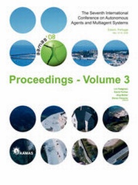 Enlarge image Cover: Proceedings of the 7th International Conference on Autonomous Agents and Multiagent Systems (Aamas 2008) - Volume 3 - Inesc-Id