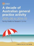 Cover: A Decade of Australian General Practice Activity 2005-06 to 2014-15 - Sydney University Press