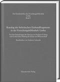 Cover: Katalog der hebr&auml;ischen Einbandfragmente der Forschungsbibliothek Gotha. Aus den Sammlungen der Herzog von Sachsen-Coburg und Gotha'schen Stiftung f&uuml;r Kunst und Wissenschaft - Harrassowitz Verlag