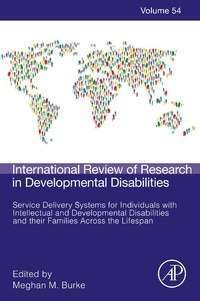 Enlarge image Cover: Service Delivery Systems for Individuals with Intellectual and Developmental Disabilities and their Families Across the Lifespan - Academic Press