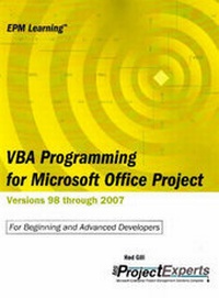 Enlarge image Cover: VBA Programming for Microsoft Office Project - Soho Corporation