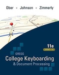 Cover: Gregg College Keyboarding & Document Processing (GDP); Lessons 1-120, main text - McGraw Hill Higher Education