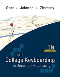 Enlarge image Cover: Gregg College Keyboarding & Document Processing (GDP); Lessons 1-120, main text - McGraw Hill Higher Education