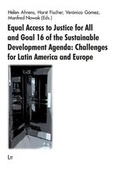 Cover: Equal Access to Justice for All and Goal 16 of the Sustainable Development Agenda - Lit Verlag