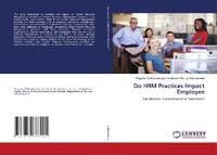 Abbildung von: Do HRM Practices Impact Employee - LAP Lambert Academic Publishing