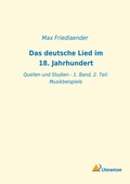 Cover: Das deutsche Lied im 18. Jahrhundert - Literaricon Verlag