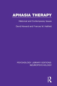 Abbildung von: Aphasia Therapy - Routledge