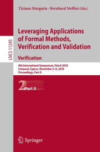 Abbildung von: Leveraging Applications of Formal Methods, Verification and Validation. Verification - Springer