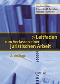 Cover: Leitfaden zum Verfassen einer juristischen Arbeit - Dike Verlag Z&uuml;rich