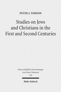 Abbildung von: Studies on Jews and Christians in the First and Second Centuries - Mohr Siebeck