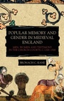 Cover: Popular Memory and Gender in Medieval England - Boydell Press