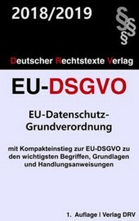 Abbildung von: EU-DSGVO - Deutscher Rechtstexte Verlag