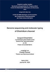 Abbildung von: Genome sequencing and molecular typing of Clostridium chauvoei - Mensch & Buch