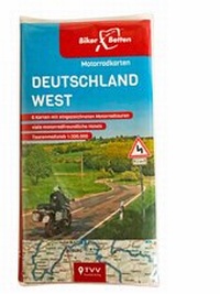 Abbildung von: Motorradkarten Set Deutschland West - TVV Touristik-Verlag GmbH