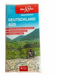 Abbildung von: Motorradkarten Set Deutschland Süd - TVV Touristik-Verlag GmbH