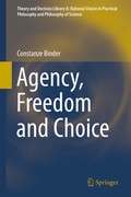 Cover: Agency, Freedom and Choice - Springer