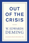 Cover: Out of the Crisis, reissue - MIT Press