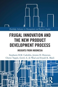 Enlarge image Cover: Frugal Innovation and the New Product Development Process - Routledge