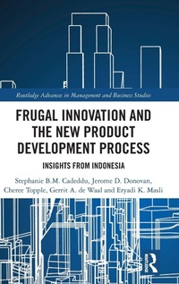 Enlarge image Cover: Frugal Innovation and the New Product Development Process - Routledge