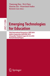 Abbildung von: Emerging Technologies for Education - Springer