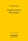 Cover: Regulierung der Blockchains - Mohr Siebeck