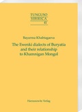 Cover: The Ewenki dialects of Buryatia and their relationship to Khamnigan Mongol - Harrassowitz Verlag