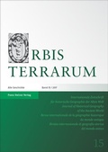 Cover: Orbis Terrarum 15 (2017) - Franz Steiner Verlag