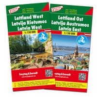 Abbildung von: Lettland, Autokarten Set 1:150.000, freytag & berndt - Freytag-Berndt und ARTARIA