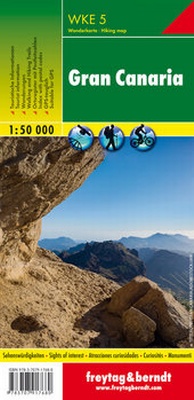 Abbildung von: Gran Canaria, Wanderkarte 1:50.000 - Freytag-Berndt und ARTARIA