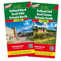 Abbildung von: Estland Nord und Süd, Autokarten Set 1:150.000 - Freytag-Berndt und ARTARIA