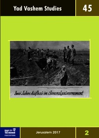 Abbildung von: Yad Vashem Studies 45.2 - Wallstein
