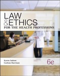 Cover: Law & Ethics for the Health Professions - McGraw-Hill Professional