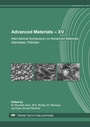 Cover: Advanced Materials ? XV - Trans Tech Publications Ltd