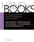 Cover: Handbook of Behavioral Economics - Foundations and Applications 1 - Elsevier