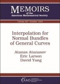 Cover: Interpolation for Normal Bundles of General Curves - American Mathematical Society