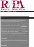 Cover: Rhetoric & Public Affairs 21, No. 3 - Michigan State University Press