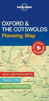 Abbildung von: Lonely Planet Oxford & the Cotswolds Planning Map - Lonely Planet Global Limited