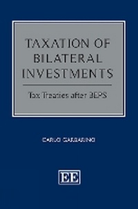 Abbildung von: Taxation of Bilateral Investments - Edward Elgar Publishing